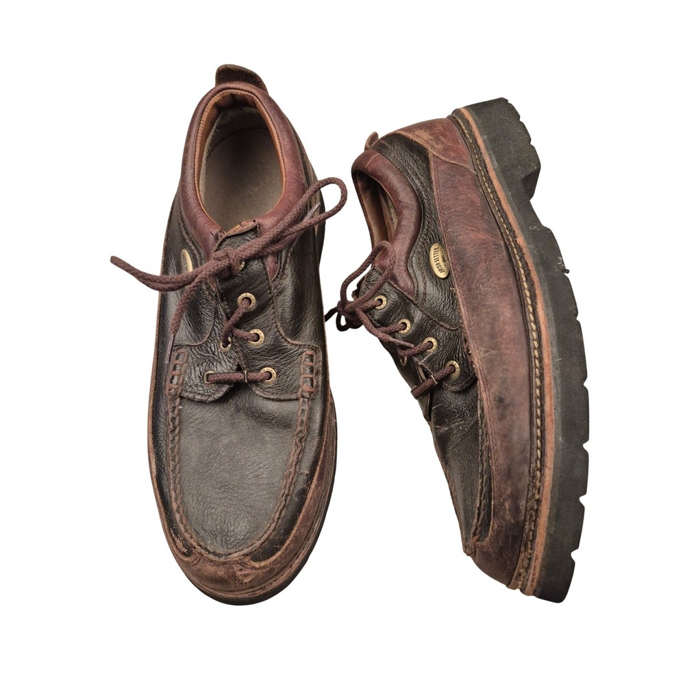 Irish Setter Hunt Mens Brown Leather Moc Toe Outdoor Shoes Lug Sole 1859 Sz 13 D